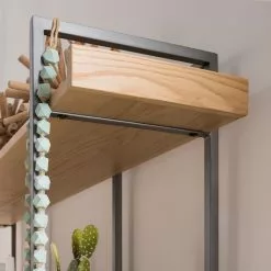 Ars manufacti Bücherregal Dharai II - Echtholzfurnier / Metall - Eiche / Silber -Buromobel Verkaufe 1000117167 180912 12435809 GALLERYIMAGES P000000001000117167