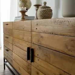 Ars manufacti Sideboard Grasby - Altholz Pinie / Metall - Pinie Dunkel / Schwarz -Buromobel Verkaufe 1000117185 180911 09581115 MOOD GALLERYIMAGES P000000001000117185 mood