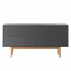 Mørteens Sideboard Lindholm V - Eiche teilmassiv - Grau / Eiche 18 Mørteens Sideboard Lindholm V - Eiche teilmassiv - Grau / Eiche -Buromobel Verkaufe 1000119258 190206 08381800009 GALLERYIMAGES P000000001000119258
