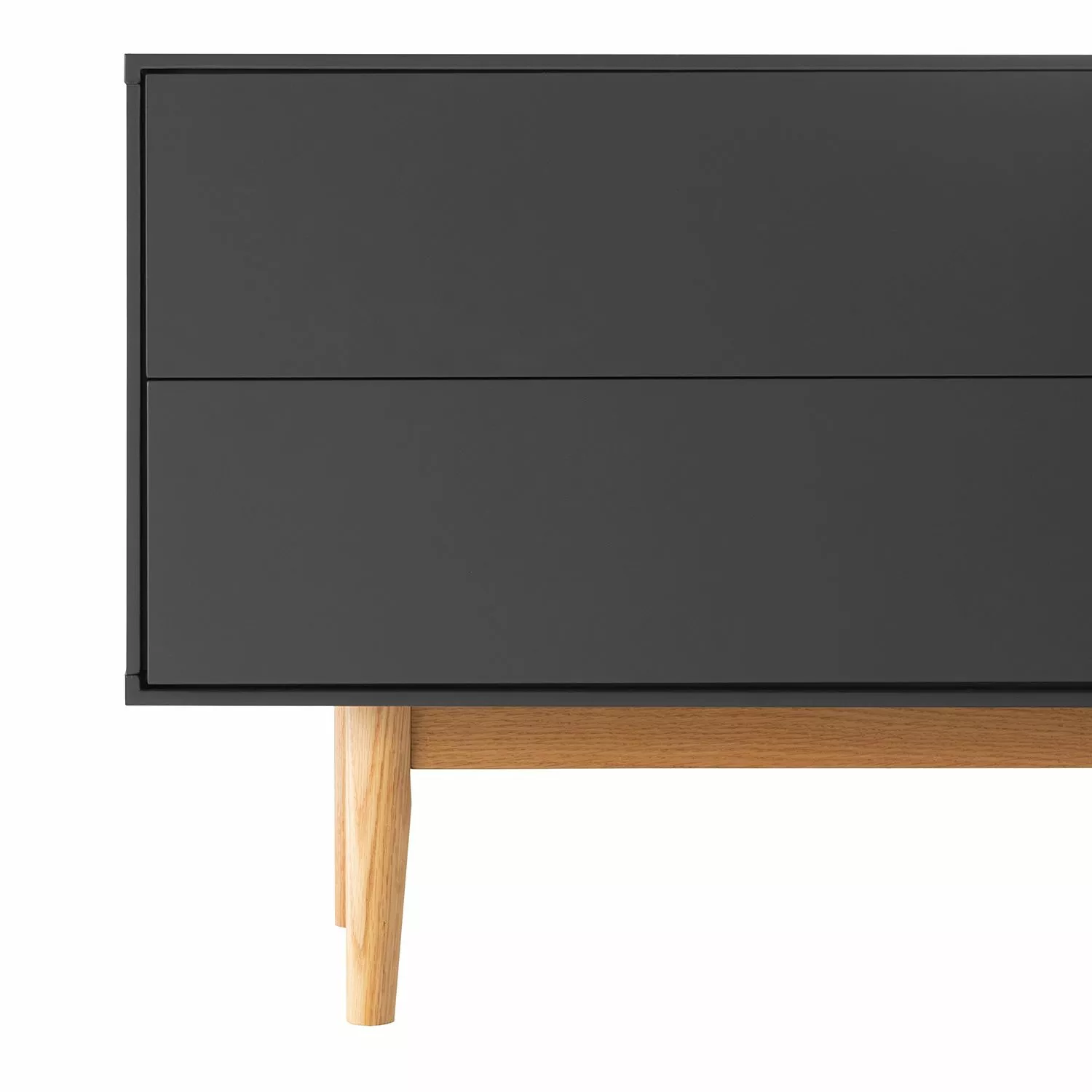 Mørteens Sideboard Lindholm V - Eiche teilmassiv - Grau / Eiche 9 Mørteens Sideboard Lindholm V - Eiche teilmassiv - Grau / Eiche – Bild 7