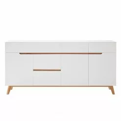 Mørteens Sideboard Tenabo - Matt Weiß / Asteiche -Buromobel Verkaufe 1000120238 181108 18253207 GALLERYIMAGES P000000001000120238