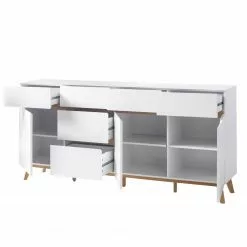 Mørteens Sideboard Tenabo - Matt Weiß / Asteiche -Buromobel Verkaufe 1000120238 181109 10331201 GALLERYIMAGES P000000001000120238
