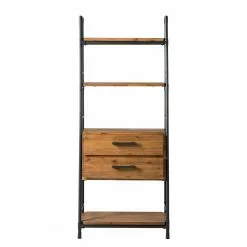 Ars manufacti Regal Atelier IV - Akazie massiv / Metall - Akazie Braun / Anthrazit -Buromobel Verkaufe 1000123167 180628 09471402 GALLERYIMAGES P000000001000123167