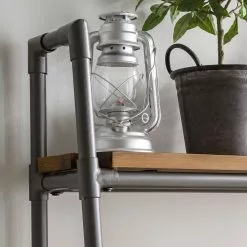 Ars manufacti Regal Atelier IV - Akazie massiv / Metall - Akazie Braun / Anthrazit -Buromobel Verkaufe 1000123167 180917 101123021 GALLERYIMAGES P000000001000123167