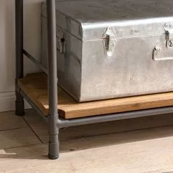 Ars manufacti Regal Atelier IV - Akazie massiv / Metall - Akazie Braun / Anthrazit -Buromobel Verkaufe 1000123167 180917 101123051 GALLERYIMAGES P000000001000123167