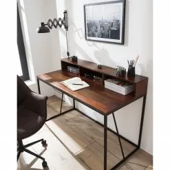 Ars manufacti Schreibtisch Woodson I - Akazie massiv / Eisen - Akazie Braun -Buromobel Verkaufe 1000123250 210205 15491500002 MOOD DETAILS P000000001000123250 mood