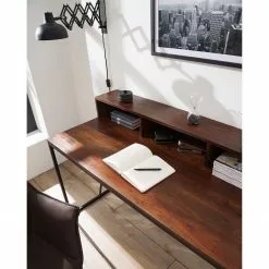 Ars manufacti Schreibtisch Woodson I - Akazie massiv / Eisen - Akazie Braun -Buromobel Verkaufe 1000123250 210205 15491900004 DETAILS P000000001000123250