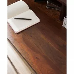 Ars manufacti Schreibtisch Woodson I - Akazie massiv / Eisen - Akazie Braun -Buromobel Verkaufe 1000123250 210205 15492400006 DETAILS P000000001000123250