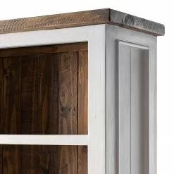 Maison Belfort Bücherregal Balignton I - Kiefer massiv - Weiß / Kiefer -Buromobel Verkaufe 1000123499 211116 12463100095 DETAILS P000000001000123499