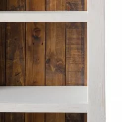 Maison Belfort Bücherregal Balignton I - Kiefer massiv - Weiß / Kiefer -Buromobel Verkaufe 1000123499 211116 124642000101 DETAILS P000000001000123499