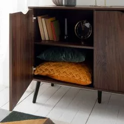 Mørteens Sideboard Gjora - Gummibaum teilmassiv - Walnuss -Buromobel Verkaufe 1000123698 190325 11253100015 GALLERYIMAGES P000000001000123698