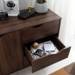 Mørteens Sideboard Gjora - Gummibaum teilmassiv - Walnuss -Buromobel Verkaufe 1000123698 190325 11253100016 GALLERYIMAGES P000000001000123698