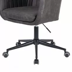 Mørteens Bürodrehstuhl Leedy - Kunstleder - Vintage Grau / Schwarz -Buromobel Verkaufe 1000123850 181030 16260230 GALLERYIMAGES P000000001000123850