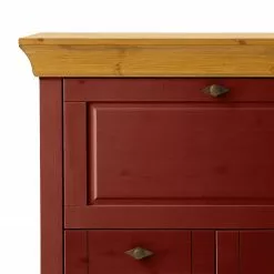 Maison Belfort Sekretär Bergen - Kiefer Rot / Kiefer Laugenfarbig -Buromobel Verkaufe 1000125642 211122 08323802250 DETAILS P000000001000125642