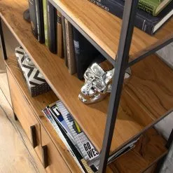 Ars manufacti Regal Woodson IV - Akazie massiv / Eisen - Akazie Hellbraun -Buromobel Verkaufe 1000125843 191112 10032900120 DETAILS P000000001000125843