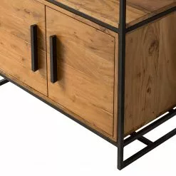 Ars manufacti Regal Woodson IV - Akazie massiv / Eisen - Akazie Hellbraun -Buromobel Verkaufe 1000125843 191112 10033000122 DETAILS P000000001000125843