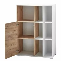 Germania Aktenschrank Lioni l - Eiche Navarra Dekor / Weiß -Buromobel Verkaufe 1000126191 180716 12473804 GALLERYIMAGES P000000001000126191