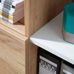 Germania Aktenschrank Lioni l - Eiche Navarra Dekor / Weiß -Buromobel Verkaufe 1000126191 180716 12473808 GALLERYIMAGES P000000001000126191