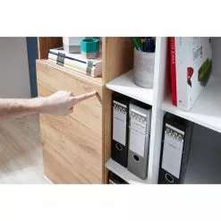 Germania Aktenschrank Lioni ll - Eiche Navarra Dekor / Weiß -Buromobel Verkaufe 1000126234 181009 10480617 GALLERYIMAGES P000000001000126234