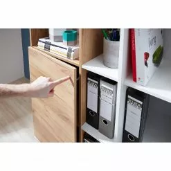 Germania Aktenschrank Lioni ll - Eiche Navarra Dekor / Weiß -Buromobel Verkaufe 1000126234 181009 10480618 GALLERYIMAGES P000000001000126234