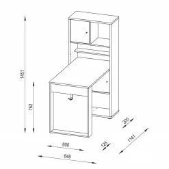 Maja Möbel Schreibtischkombination Grove - Eiche Sonoma Dekor 21 Maja Möbel Schreibtischkombination Grove - Eiche Sonoma Dekor -Buromobel Verkaufe 1000126636 180821 10384009 GALLERYIMAGES P000000001000126636