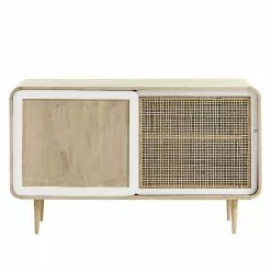 Norrwood Sideboard Gunnebo - Mango massiv - Mango / Weiß -Buromobel Verkaufe 1000127301 180810 15411906 GALLERYIMAGES P000000001000127301