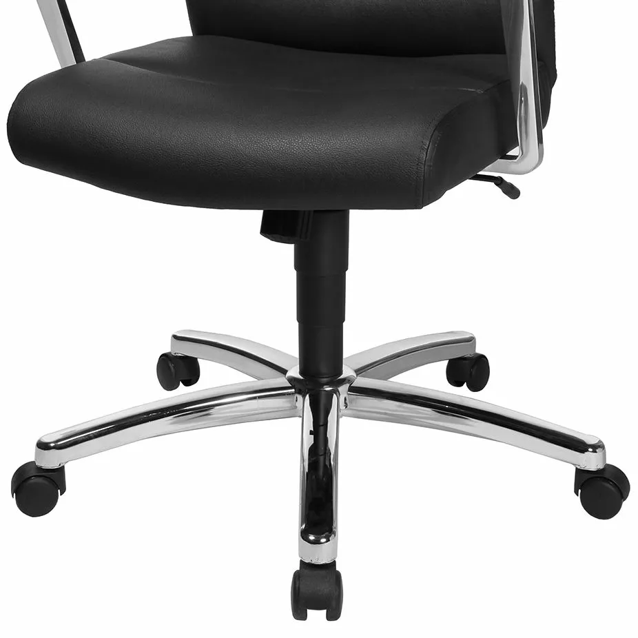 Topstar Bürodrehstuhl Chairman 70 ll - Echtleder / Aluminium - Schwarz / Chrom 11 Topstar Bürodrehstuhl Chairman 70 ll - Echtleder / Aluminium - Schwarz / Chrom – Bild 9