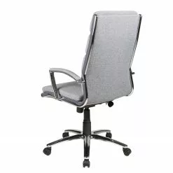 Duo Collection Chefsessel Lennes - Webstoff / Metall - Grau / Chrom -Buromobel Verkaufe 1000129054 180817 15164859 GALLERYIMAGES P000000001000129054