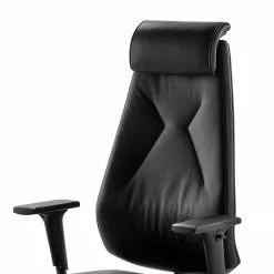 Mayer Sitzmöbel Bürodrehstuhl Lakota - Echtleder / Aluminium - Schwarz / Chrom -Buromobel Verkaufe 1000133111 180919 09515020 GALLERYIMAGES P000000001000133111