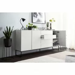Fredriks Sideboard Zaddy I - Weiß / Schwarz -Buromobel Verkaufe 1000134689 210426 15153100010 MOOD DETAILS P000000001000134689 mood