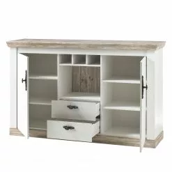 Ridgevalley Sideboard Lewk - Pinie Weiß Dekor / Pinie Dekor -Buromobel Verkaufe 1000136082 181219 14223900082 GALLERYIMAGES P000000001000136082