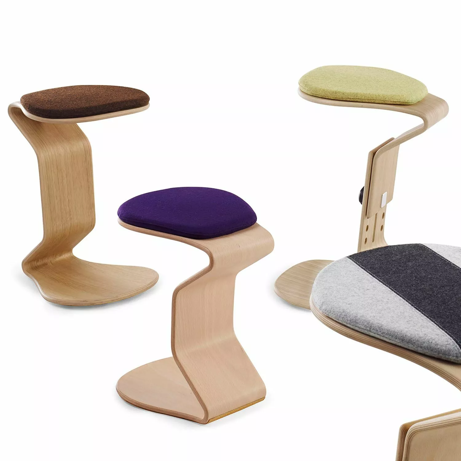 Mayer Sitzmöbel Hocker myERCOLINO - Laneve-Wolle / Echtholzfunier - Anthrazit 9 Mayer Sitzmöbel Hocker myERCOLINO - Laneve-Wolle / Echtholzfunier - Anthrazit – Bild 7