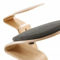 Mayer Sitzmöbel Hocker myERCOLINO - Laneve-Wolle / Echtholzfunier - Anthrazit -Buromobel Verkaufe 1000137053 181116 132402169 GALLERYIMAGES P000000001000137053