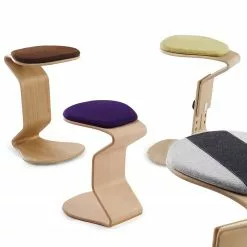 Mayer Sitzmöbel Hocker myERCOLINO - Laneve-Wolle / Echtholzfunier - Anthrazit -Buromobel Verkaufe 1000137053 181116 132402172 GALLERYIMAGES P000000001000137053