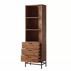 Ars manufacti Regal Grasby - Pinie massiv / Metall - Pinie / Schwarz -Buromobel Verkaufe 1000147149 190726 15531700015 DETAILS P000000001000147149