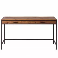 Ars manufacti Schreibtisch Grasby - Pinie massiv / Metall - Pinie / Schwarz -Buromobel Verkaufe 1000147153 190726 15531900028 DETAILS P000000001000147153