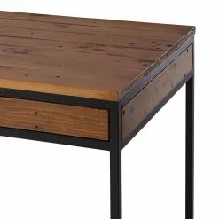 Ars manufacti Schreibtisch Grasby - Pinie massiv / Metall - Pinie / Schwarz -Buromobel Verkaufe 1000147153 190726 15532000033 DETAILS P000000001000147153