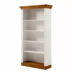 Maison Belfort Regal Bergen I - Kiefer massiv - Kiefer Weiß / Kiefer Bernstein