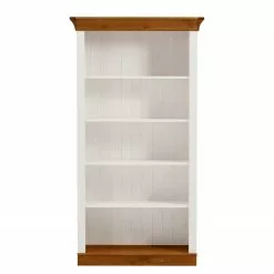 Maison Belfort Regal Bergen I - Kiefer massiv - Kiefer Weiß / Kiefer Bernstein -Buromobel Verkaufe 1000147254 211122 08324502473 DETAILS P000000001000147254