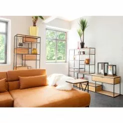 Red Living Regal Mello - Akazie massiv - Akazie Natur / Schwarz -Buromobel Verkaufe 1000150365 181212 12361900059 GALLERYIMAGES P000000001000150365