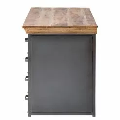 Ars manufacti Schreibtisch Hunter II - Mango massiv / Metall - Mango / Silber -Buromobel Verkaufe 1000150447 210701 15210600004 DETAILS P000000001000150447