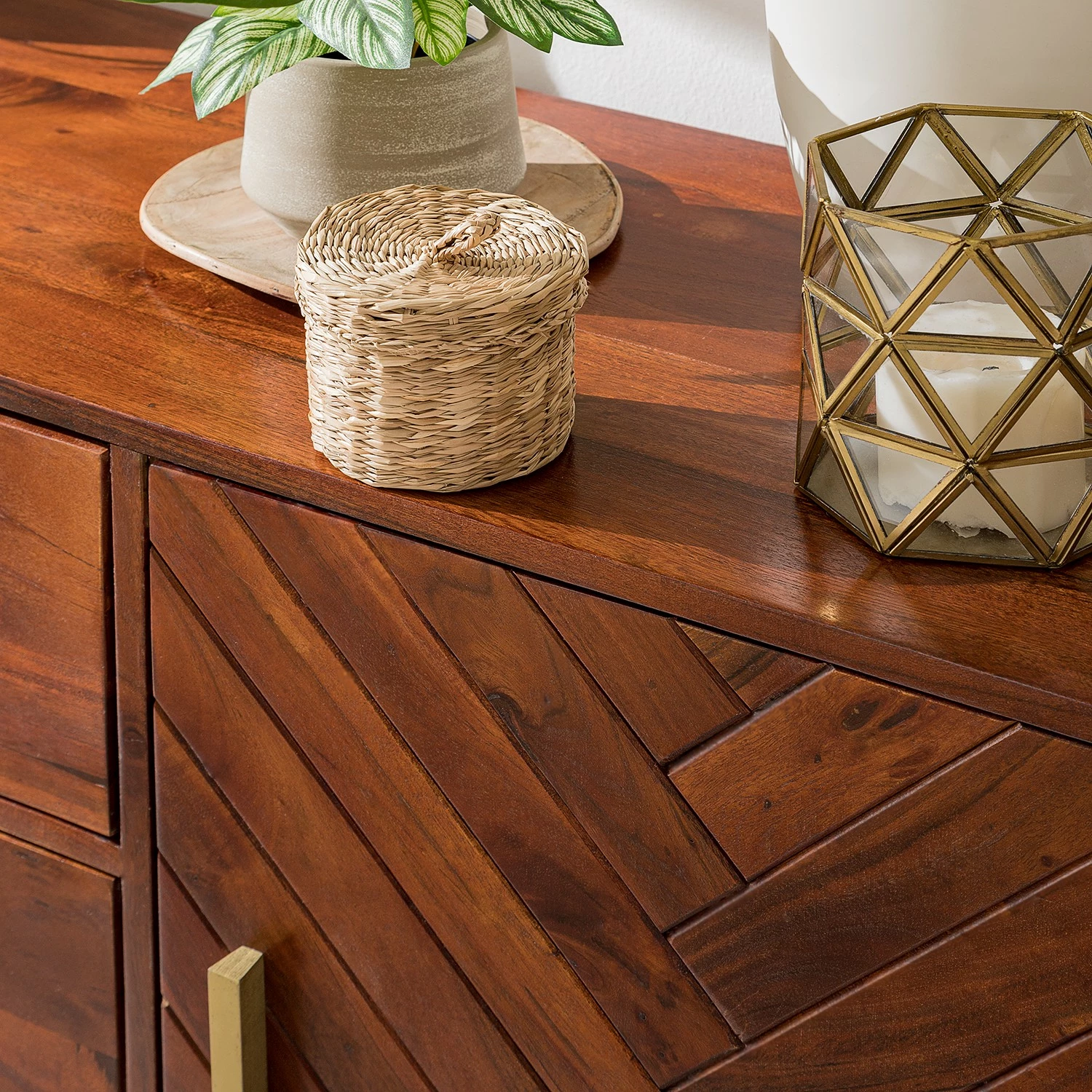 Jack & Alice Sideboard Loga - Akazie massiv / Eisen - Akazie Braun 20 Jack & Alice Sideboard Loga - Akazie massiv / Eisen - Akazie Braun – Bild 18