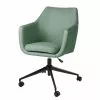 Mørteens Bürodrehstuhl Nicholas II - Webstoff Cors: Mintgrau - Schwarz -Buromobel Verkaufe 1000153565 190130 09415900001 IMAGE P000000001000153565