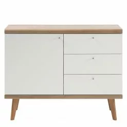 Norrwood Kommode Gyland - Matt Weiß / Eiche Riviera Dekor -Buromobel Verkaufe 1000164005 190307 08392100034 GALLERYIMAGES P000000001000164005