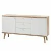 Norrwood Sideboard Gyland - Matt Weiß / Eiche Riviera Dekor -Buromobel Verkaufe 1000164014 190307 08392400091 IMAGE P000000001000164014