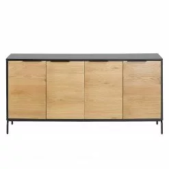 Norrwood Sideboard Ceduna - Eiche / Matt Schwarz -Buromobel Verkaufe 1000166592 190319 10113300067 GALLERYIMAGES P000000001000166592