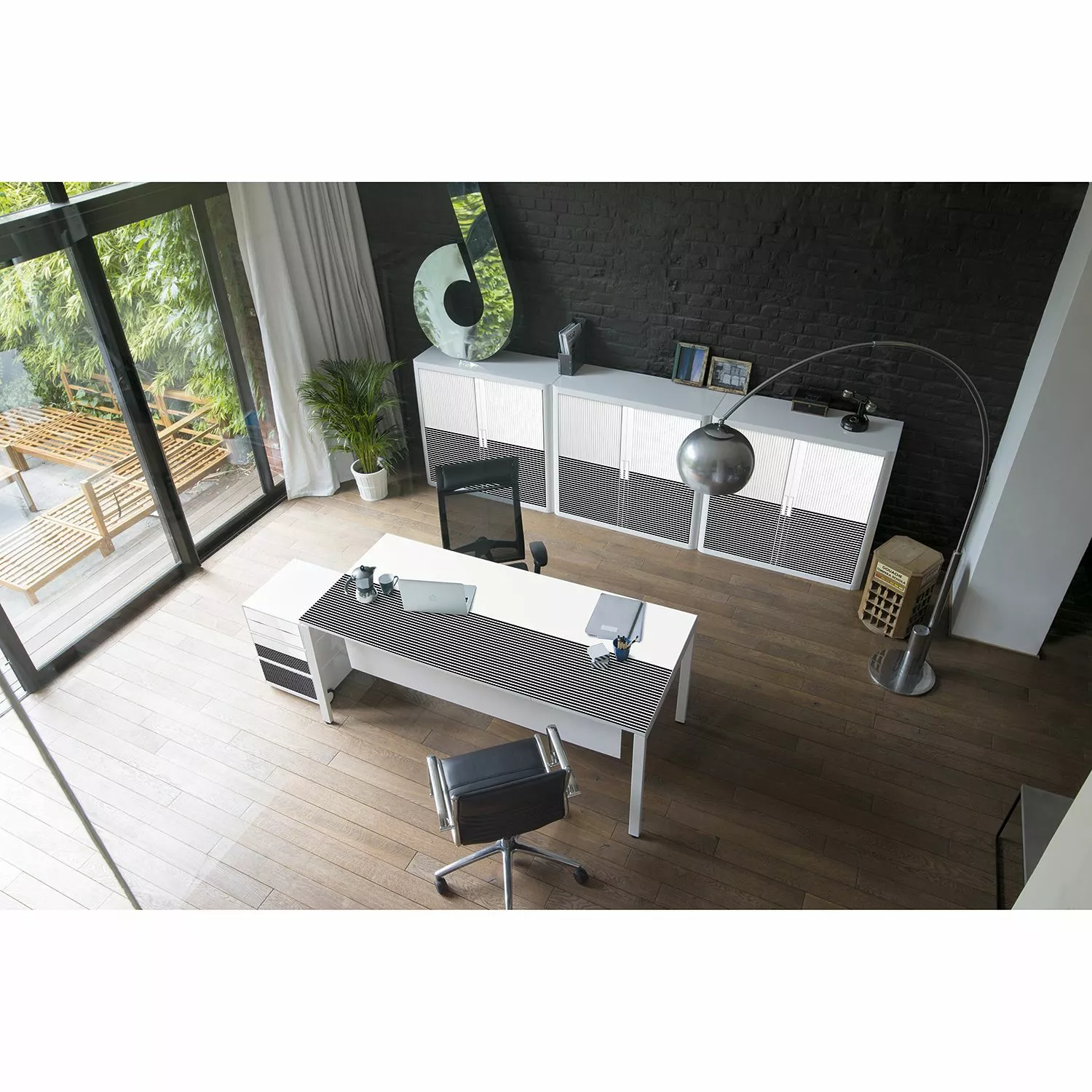 EasyOffice by Paperflow Rollcontainer easyBox Black/White III - Kunststoff - Weiß / Schwarz 4 EasyOffice by Paperflow Rollcontainer easyBox Black/White III - Kunststoff - Weiß / Schwarz – Bild 2