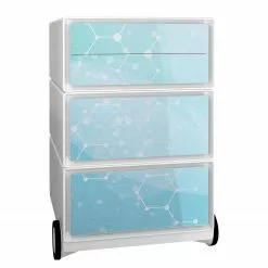 EasyOffice by Paperflow Rollcontainer easyBox Office I - Kunststoff - Weiß