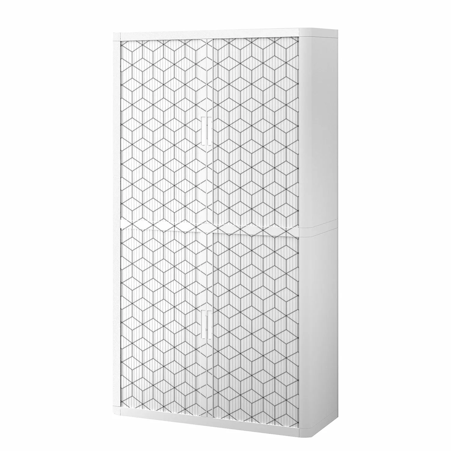 EasyOffice by Paperflow Aktenschrank easyOffice Black/White IV - Kunststoff - Grau / Weiß 3 EasyOffice by Paperflow Aktenschrank easyOffice Black/White IV - Kunststoff - Grau / Weiß