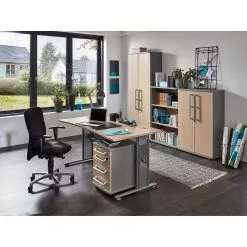 Germania Aktenregal Avero I - Ahorn Dekor / Silber -Buromobel Verkaufe 1000166770 190329 13032700132 MOOD GALLERYIMAGES P000000001000166770 mood